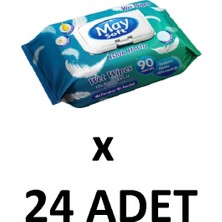 Maysoft Islak Havlu 90'lı X24 Adet