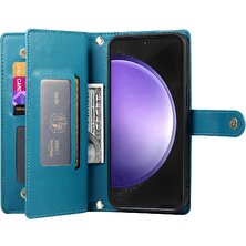 Mays Shop Samsung Galaxy S23 Fe Kickstand Çok Fonksiyonlu Kart Yuvaları Için Flip Case (Yurt Dışından)