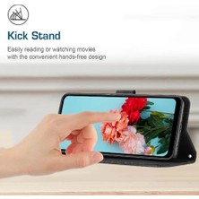 Mays Shop Samsung Galaxy S24 Fe Kickstand Kart Ekleme Pu Deri Için Flip Case (Yurt Dışından)