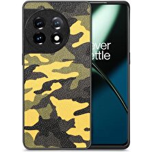 Mays Shop Oneplus 11 Camo Tasarım Hafif Anti Damla Kablosuz Şarj Için Kılıf (Yurt Dışından)