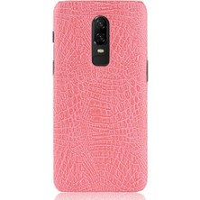 Mays Shop Oneplus 6 Klasik Timsah Moda Uyumluluğu Için Şık Klasik Kılıf (Yurt Dışından)