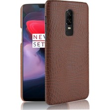 Mays Shop Oneplus 6 Klasik Timsah Moda Uyumluluğu Için Şık Klasik Kılıf (Yurt Dışından)