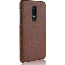 Mays Shop Oneplus 6 Klasik Timsah Moda Uyumluluğu Için Şık Klasik Kılıf (Yurt Dışından)