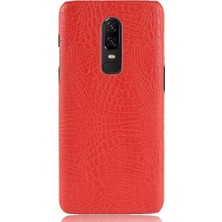 Mays Shop Oneplus 6 Klasik Timsah Moda Uyumluluğu Için Şık Klasik Kılıf (Yurt Dışından)