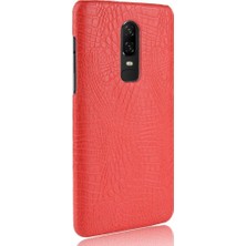 Mays Shop Oneplus 6 Klasik Timsah Moda Uyumluluğu Için Şık Klasik Kılıf (Yurt Dışından)