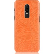 Mays Shop Oneplus 6 Klasik Timsah Moda Uyumluluğu Için Şık Klasik Kılıf (Yurt Dışından)