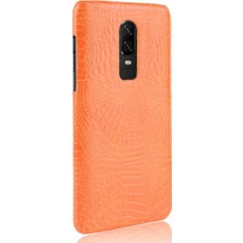 Mays Shop Oneplus 6 Klasik Timsah Moda Uyumluluğu Için Şık Klasik Kılıf (Yurt Dışından)