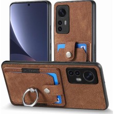 Mays Shop Xiaomi 12 Için Kılıf Manyetik Araç Montaj Standı Crad Yuvası Halka Tutucu (Yurt Dışından)