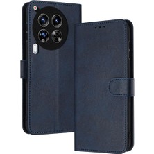 Mays Shop Tecno Camon Için Flip Case 30 4g/5g ile Toka Kickstand ile Saf Renk (Yurt Dışından)