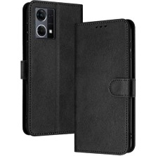 Mays Shop Kart Yuvası ile Oppo Oppo 7 4g Pu Deri Saf Renk Için Flip Case (Yurt Dışından)