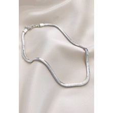 Meleny Kadın Gümüş Italyan Zincir Kolye