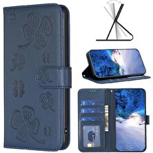 Mays Shop Samsung Galaxy S24 Ultra 5g Çok Renkli Pu Deri Yonca Için Flip Case (Yurt Dışından)