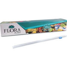 Floraplast Floraplast sarı Gıda Streç Dayanıklı Steril Esnek 45 cm 300 mt 8 Mic Mutfak, Ambalaj Kayar Bıçak Kutulu Ekonomik  2 Adet