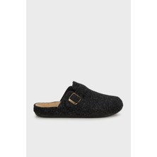 Buratti Kemerli Keçe Kışlık Ev Terlik Erkek Terlik 6711003