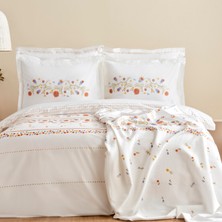 Karaca Home Clarice  Pamuk Çift Kişilik Nevresim Pike Takımı Multicolor