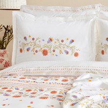 Karaca Home Clarice  Pamuk Çift Kişilik Nevresim Pike Takımı Multicolor