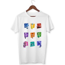 Ters Yüz Tişört Ters Yüz Karakterler T-Shirt