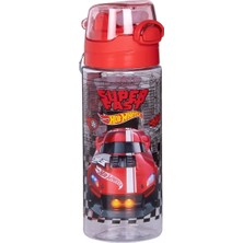 Wiggle 500 ml Hot Wheels Pipetli Askılı Kilitlenebilir Su Matarası