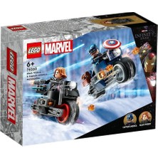 76260 LEGO Marvel Black Widow ve Kaptan Amerika Motosikletleri 130 Parça +6 Yaş