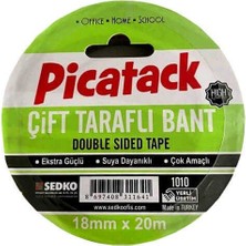 Picador Çift Taraflı Bant 18 mm x 20 M KZ023 Picatack