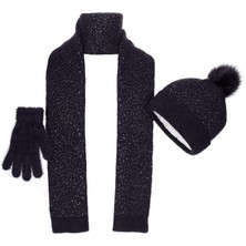 Fonem Kadın Swan Üçlü Set Fo 3088 Siyah