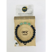 MK Tasarım Gerçek Yıldız Taşı Aventurin Taşı Bileklik MKT39006