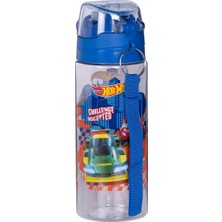 Wiggle 500 ml Hot Wheels Pipetli Askılı Kilitlenebilir Su Matarası