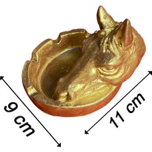 Uğur Böceği Ticaret 2 Adet At Başlı Küllük Dekoratif Obje