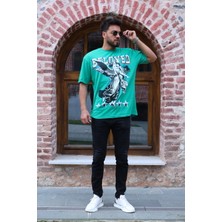 Giraffes Tişört Unisex Over Size Ön Baskılı %100 Pamuk