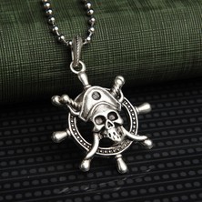 İdol Avm Korsan Gemici Dümeni Erkek Kolye Takı Aksesuar K24 T5