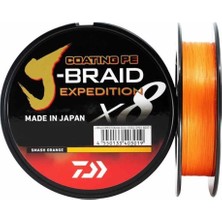 Daiwa Jbraid Expedition 8 Braid 150M Smash Orange İp Misina