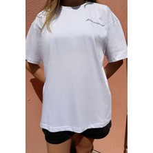 Happy Dodo All Dogs Are Good Dogs Bisiklet Yaka %100 Pamuk Rahat Kalıp Kısa Kollu Basic Beyaz T-Shirt