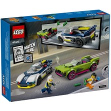 60415 LEGO City Polis Arabası ve Spor Araba Takibi 213 Parça +6 Yaş