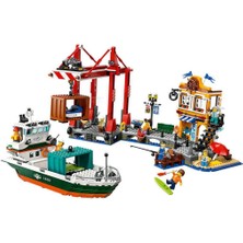 60422 LEGO City Yük Gemisi Liman 1226 Parça +8 Yaş