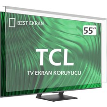 Best Ekran Tcl 55C655 Tv Ekran Koruyucu - Tcl 55" Inç Kırılmaz Tv Ekran Koruyucu