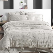 Sarev Leon Bej Tek Kişilik  Pamuk Mood Comfort Nevresim Takımı