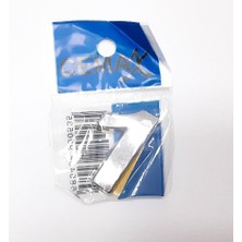 Periboia 4 cm Plastik Krom Kaplama Kapı Numarası -1
