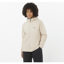 Salomon Mountain Flex Jckt Hood Kadın Bej Outdoor Ceketi