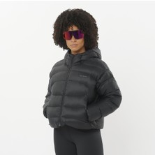 Salomon Outline Novelty Crop Down Kadın Siyah Outdoor Ceketi