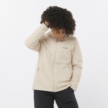 Salomon Mountain Flex Kadın Bej Outdoor Ceketi
