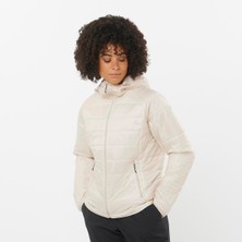 Salomon Outline Hd Insul Kadın Bej Outdoor Ceketi