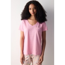 Penti Flower Pembe Pantolon Pijama Takımı