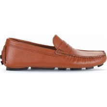 Bueno Shoes Taba Flotter Deri Erkek Loafer 21MA02