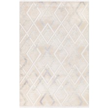 Ipek Mekik Halı Gaspara Mavi Vizon Çizgi Desen Halı