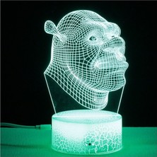 Nuofan 3D Yaratıcı USB Dokunmatik Uzaktan Kumanda Gece Lambası (Yurt Dışından)
