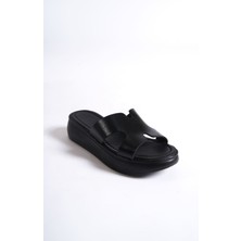 Hera Shoes Kadın Hakiki Deri Günlük Terlik HS160Y54A