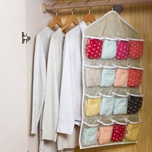 Xifu Shop C Pembe Tarzı Çorap Iç Çamaşırı Sütyen Küçük Eşyalar Saklama Torbaları Duvara Asılı Dolap Düzenleyici. (Yurt Dışından)