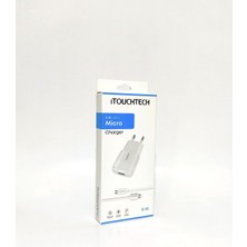 Itouchtech Şarj Cihazı Mikro-Usb (Başlık+Kablo Takım) Seyahat Şarj 2.1A 12 Watt E10