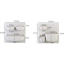 Xifu Shop C B1 Stili Çok Fonksiyonlu Buzdolabı Rafı Buzdolabı Yan Rafı Çok Katmanlı Duvar Tutucu Duvar Sticker Mutfak Malzemeleri Tutucu Raf Kanca (Yurt Dışından)