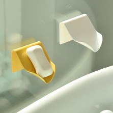 Xifu Shop C D Stili Banyo Malzemeleri Duş Sabun Rafı Süzgeç Sabun Hunisi Eğimli Yapışkan Dikişsiz Asma Sağlam Tepsi Plastik Depolama Tabak (Yurt Dışından)